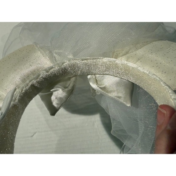 Disney Wedding Minnie Mouse Ears Veil Headband Bridal Disney parks - Picture 4 of 7